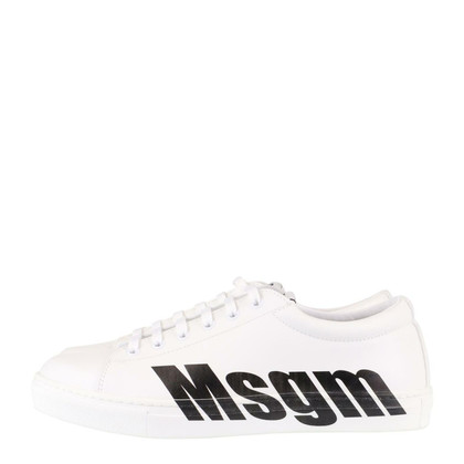 Msgm Chaussures de sport en Cuir en Blanc