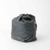 Saint Laurent Shoulder bag Leather in Grey