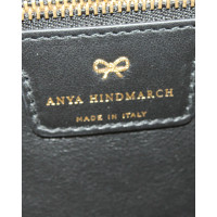Anya Hindmarch Tote Bag aus Leder in Schwarz
