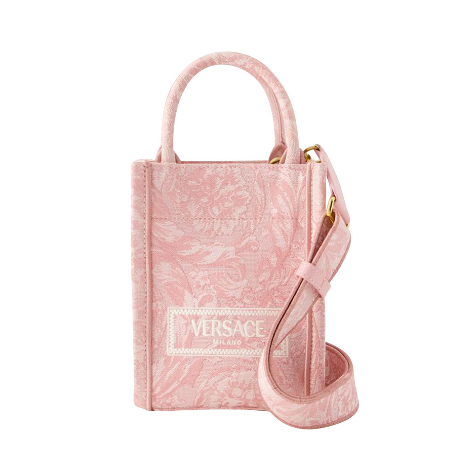 Versace Handbag Cotton in Pink