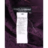 Dolce & Gabbana Oberteil aus Viskose in Violett