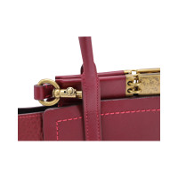 Coach Shoulder bag Leather in Red