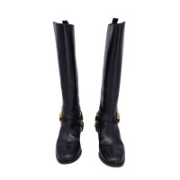 Burberry Bottes en Cuir en Noir