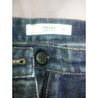 Prada Jeans Katoen in Blauw