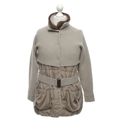 Bruno Manetti Jacket/Coat in Taupe