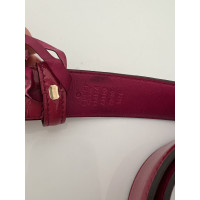 Gucci Belt Patent leather in Fuchsia