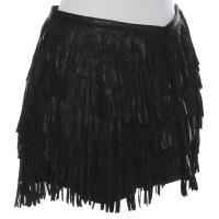 Isabel Marant Lambskin-skirt in black