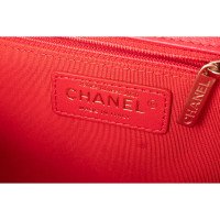 Chanel Handtas Leer in Rood