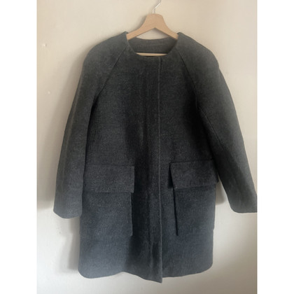 Cos Jacket/Coat Wool in Grey
