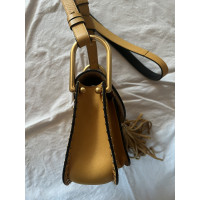 Chloé Hudson Bag aus Leder in Gelb