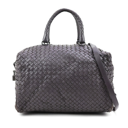 Bottega Veneta Tote Bag aus Leder in Violett