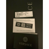 Versace Clutch Bag Leather in Silvery