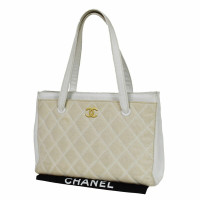 Chanel Wild Stitch Bag Canvas in Beige