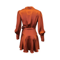 Zimmermann Kleid aus Seide in Braun