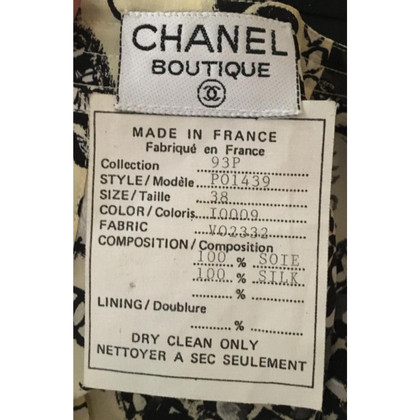 Chanel Sciarpa in Seta in Blu