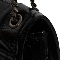 Saint Laurent Shoulder bag Patent leather in Black