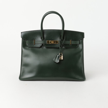 Hermès Handbag Leather in Green