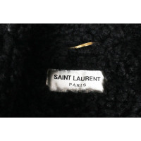 Saint Laurent Jas/Mantel Leer in Bruin
