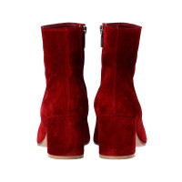 Gianvito Rossi Boots Suede in Red
