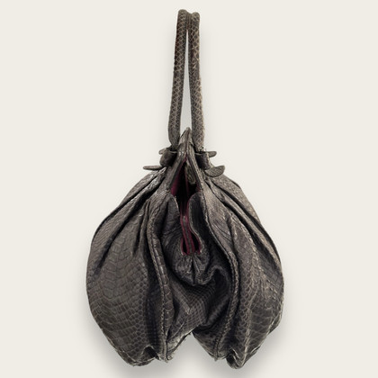 Zagliani Shoulder bag Leather in Grey