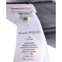 Alexander McQueen Top Leather in Black
