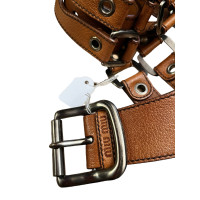 Miu Miu Belt Leather in Brown