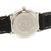 Hermès Horloge Staal in Crème