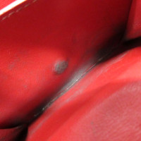 Céline Täschchen/Portemonnaie aus Leder in Rot