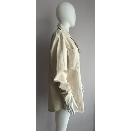 Off White Jacket/Coat Cotton in Beige