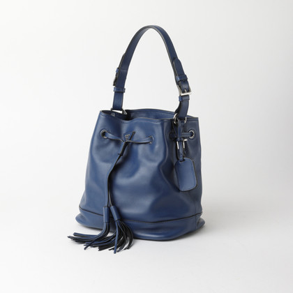 Prada Handbag Leather in Blue