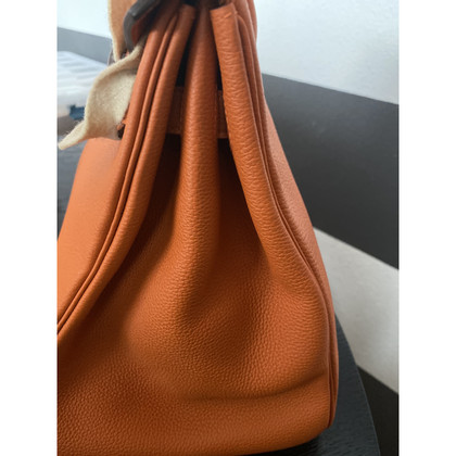Hermès Sac à main en Cuir en Orange