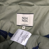 Noa Noa Jacke/Mantel aus Baumwolle in Grün