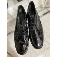 Tod's Lace-up shoes Patent leather in Black