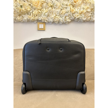 Emporio Armani Travel bag Leather in Black
