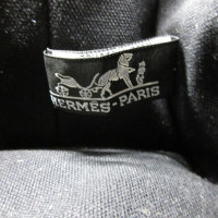 Hermès Clutch aus Baumwolle in Schwarz