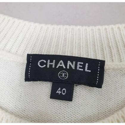 Chanel Maglieria in Cashmere in Bianco