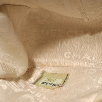 Chanel Handtas Leer in Zilverachtig