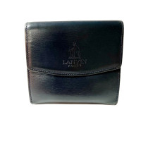 Lanvin Täschchen/Portemonnaie aus Leder in Schwarz