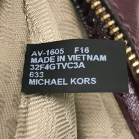 Michael Kors Jet Set Small Leather in Bordeaux