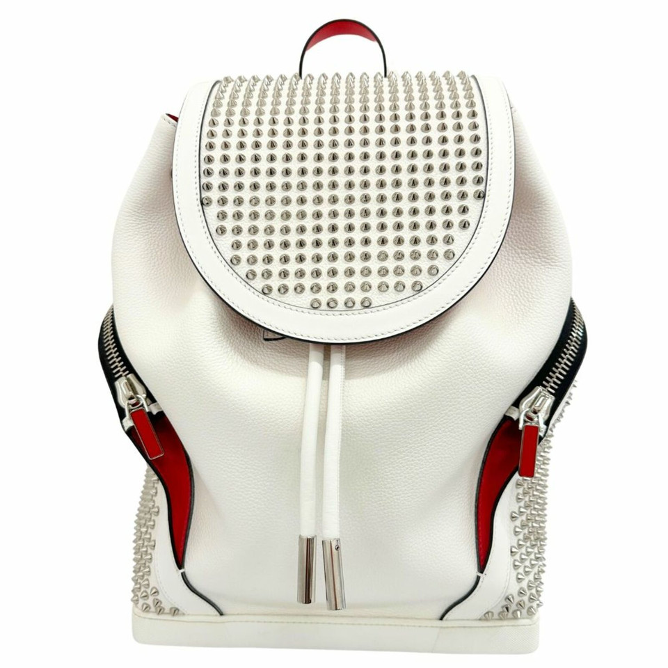 Christian Louboutin Explorafunk Backpack Leather in Gold