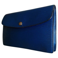 Louis Vuitton Montaigne Leer in Blauw