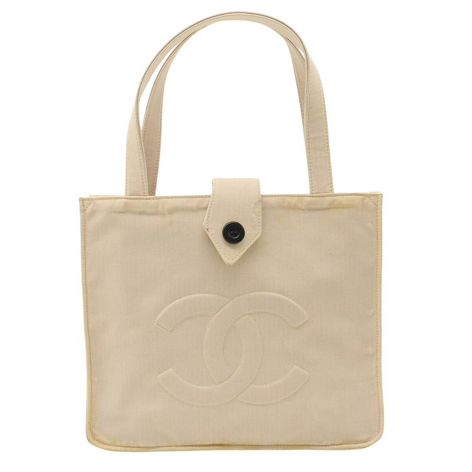 Chanel Chocolate Bar Tote Bag in Beige
