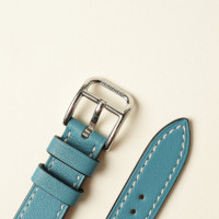 Hermès Horloge Staal in Blauw