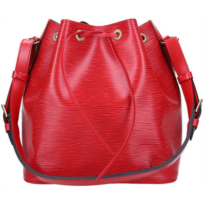 Louis Vuitton Handtasche aus Leder in Rot