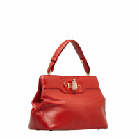Bulgari Handbag Leather in Red