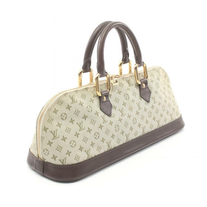 Louis Vuitton Handtasche aus Leder in Beige