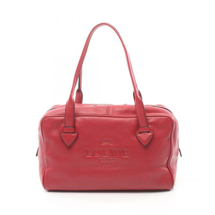 Loewe Handbag Leather in Red