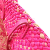 Loewe Anagram Basket Bag Leather in Pink