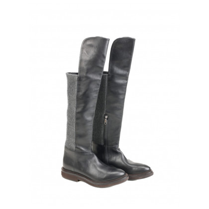 Brunello Cucinelli Boots Leather in Brown