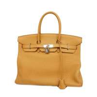 Hermès Birkin Bag 35 en Cuir en Jaune